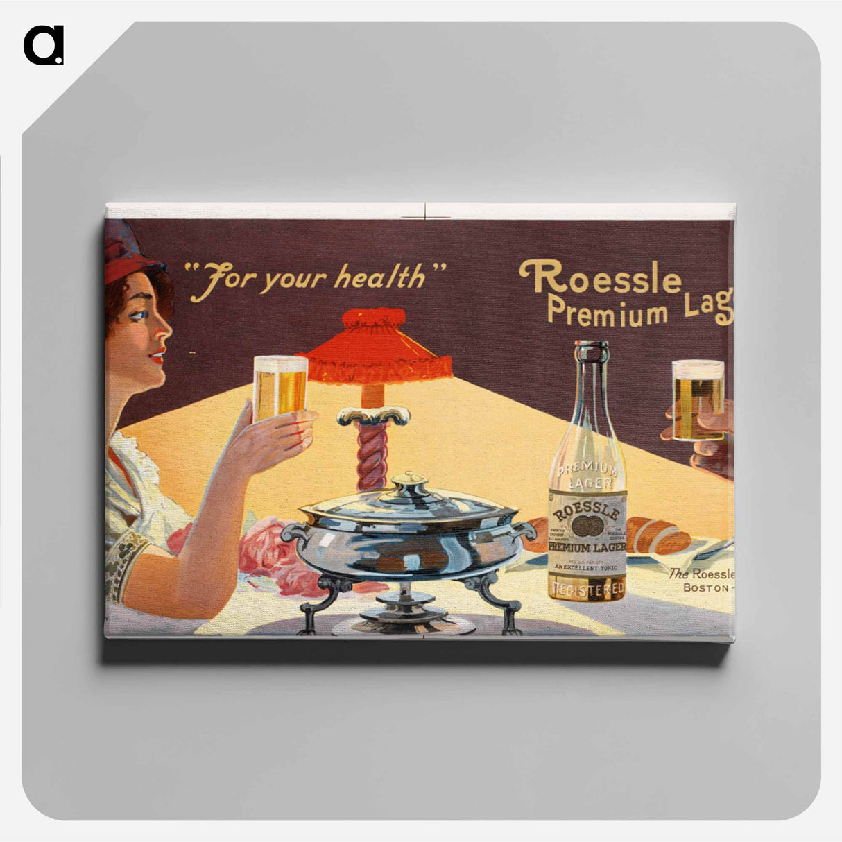 アートパネル-Roessle Premium Lager
 - ボストン公共図書館 Canvas.