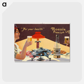 アートポストカード-Roessle Premium Lager
 - ボストン公共図書館 Postcard.