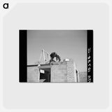 アートポストカード-Cinder Blocks at Greendale
 - ラッセル リー Postcard.