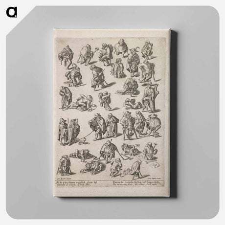 アートパネル-Cripples, Fools, Musicians and Beggars
 - セントルイス美術館 Canvas.