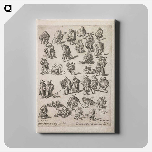 アートパネル-Cripples, Fools, Musicians and Beggars
 - セントルイス美術館 Canvas.