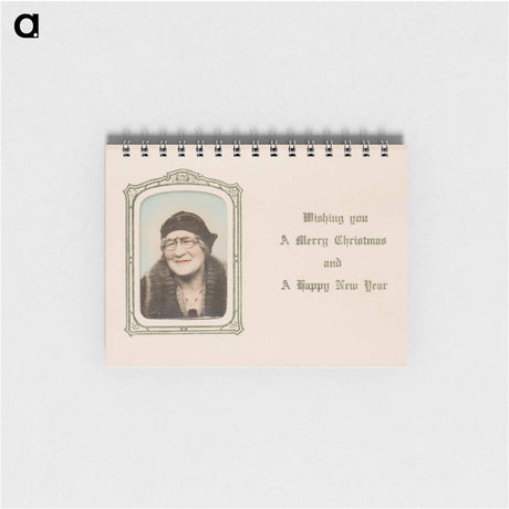アートメモ帳-Holiday Greeting Woman
 - セントルイス美術館 Memo.
