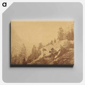 アートパネル-Valley of the Yosemite, from Moonlight Rock
 - エドワード マイブリッジ Canvas.