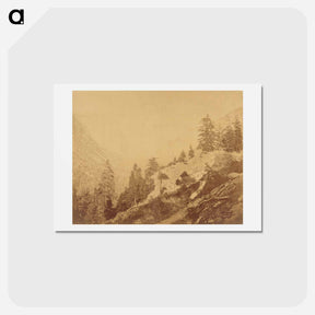 アートポストカード-Valley of the Yosemite, from Moonlight Rock
 - エドワード マイブリッジ Postcard.