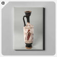 アートパネル-Attic White Ground Lekythos
 - バーンズ・コレクション Canvas.