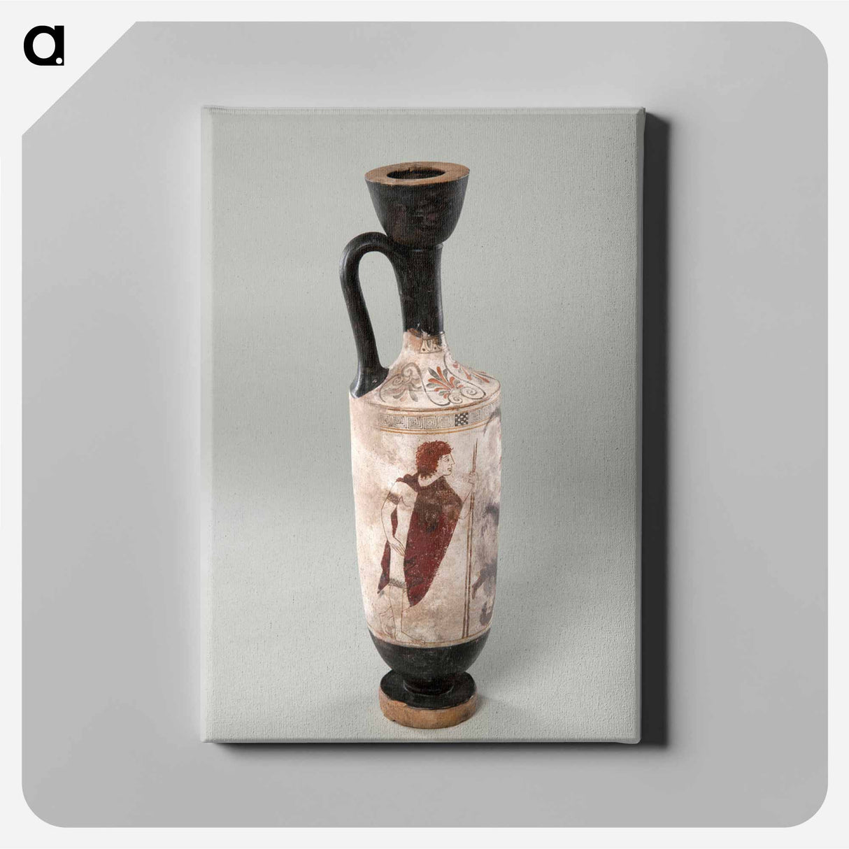 アートパネル-Attic White Ground Lekythos
 - バーンズ・コレクション Canvas.