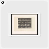 アートポストカード-Running Fallow Deer
 - エドワード マイブリッジ Postcard.