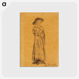 アートポストカード-Woman with Broad-Brimmed Hat
 - バーンズ・コレクション Postcard.
