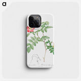 Alpine Rose - ピエール ジョゼフ ルドゥーテ Phone Case.