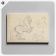 アートパネル-Schooling Horses: Three Studies on a Page
 - イェール大学アートギャラリー Canvas.