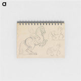 アートメモ帳-Schooling Horses: Three Studies on a Page
 - イェール大学アートギャラリー Memo.