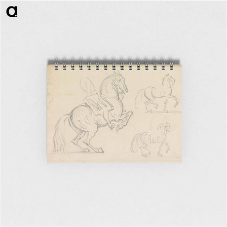 アートメモ帳-Schooling Horses: Three Studies on a Page
 - イェール大学アートギャラリー Memo.