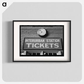 アートポスター-Interurban Terminal Entrance
 - ラッセル リー Poster.