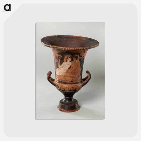アートポストカード-Attic Red-Figure Calyx-Krater
 - バーンズ・コレクション Postcard.