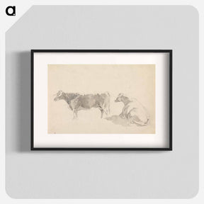 アートポスター-Studies of Cattle
 - イェール大学アートギャラリー Poster.