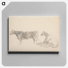 アートパネル-Studies of Cattle
 - イェール大学アートギャラリー Canvas.