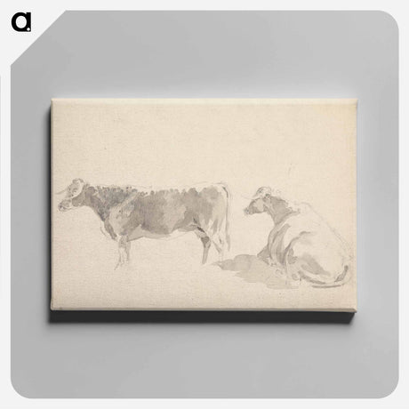 アートパネル-Studies of Cattle
 - イェール大学アートギャラリー Canvas.