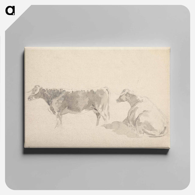 アートパネル-Studies of Cattle
 - イェール大学アートギャラリー Canvas.