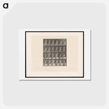 アートポストカード-Woman Lifting Her Dress
 - エドワード マイブリッジ Postcard.