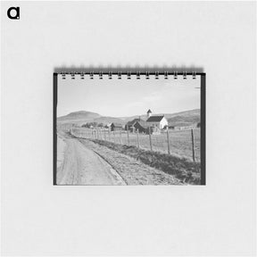 アートメモ帳-Entering Ola, Gem County, Idaho - ドロテア ラング Memo.