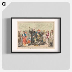 アートポスター-Diversions of Purley, Or Opposition Attending Their Private Affairs
 - イェール大学アートギャラリー Poster.