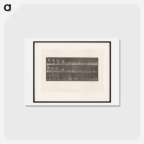 アートポストカード-Woman on Hay
 - エドワード マイブリッジ Postcard.