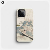 The eik onder de gold - Katsushika Hokusai Phone Case.