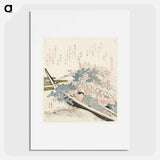 The eik onder de gold - Katsushika Hokusai Poster.