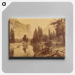アートパネル-Valley of the Yosemite
 - エドワード マイブリッジ Canvas.