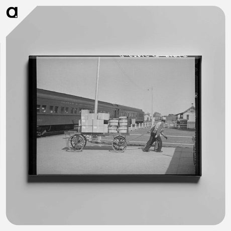 アートパネル-Produce Truck License Plates
 - ラッセル リー Canvas.