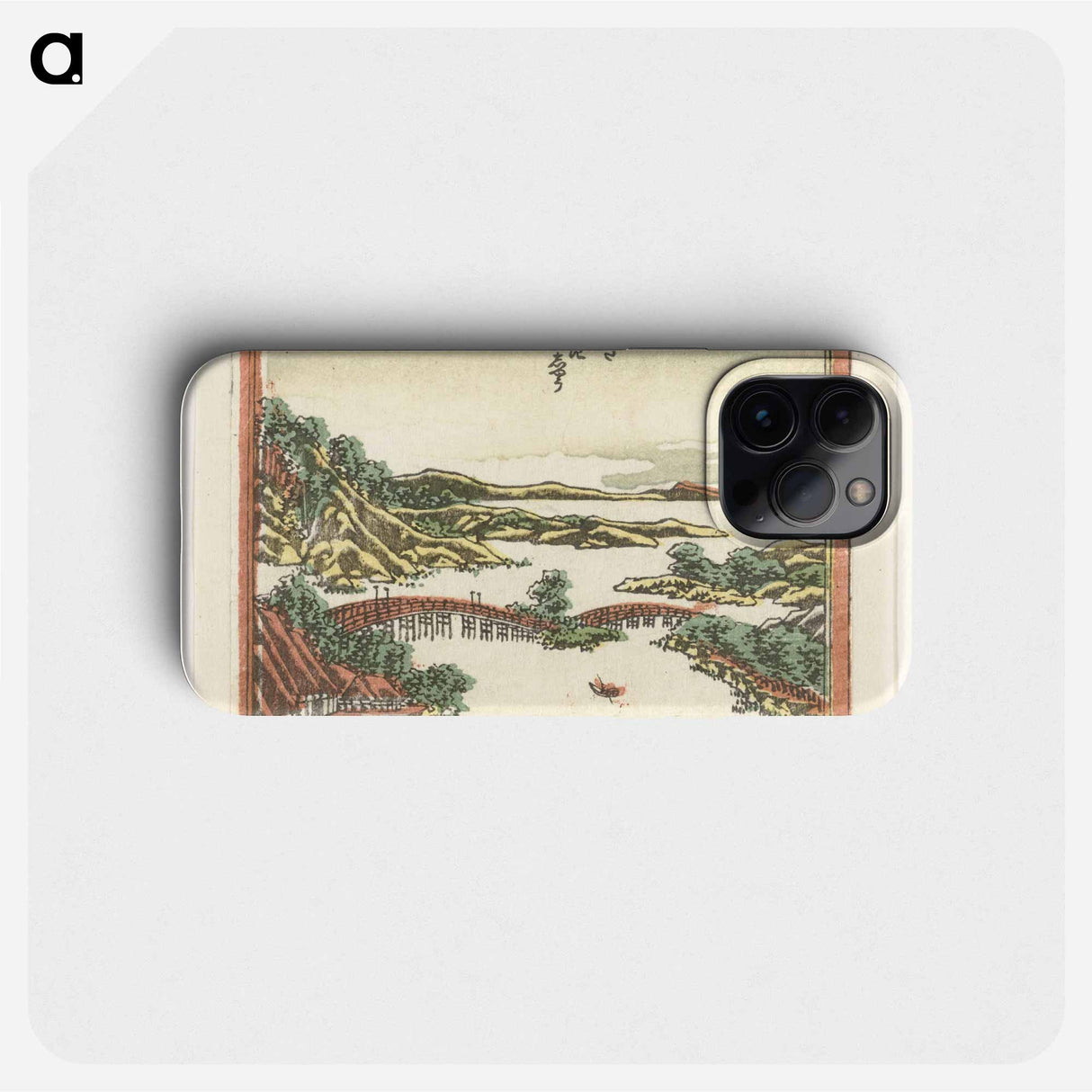 Avondgloed te Seta - 葛飾 北斎 Phone Case.