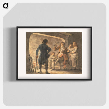 Blazing on the Hearth, The Father Recounting the History to His Children
 - イェール大学アートギャラリー Poster.