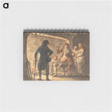 アートメモ帳-Blazing on the Hearth, The Father Recounting the History to His Children
 - イェール大学アートギャラリー Memo.
