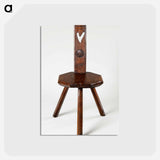 アートポストカード-Slat-Back Chair
 - バーンズ・コレクション Postcard.