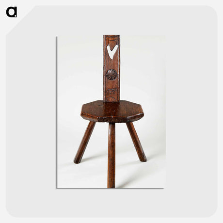 アートポストカード-Slat-Back Chair
 - バーンズ・コレクション Postcard.