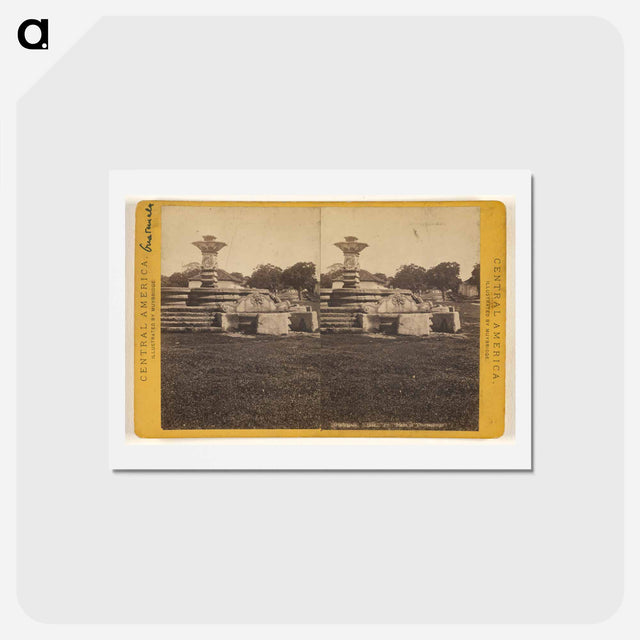 アートポストカード-Plaza of Yocotenango
 - エドワード マイブリッジ Postcard.