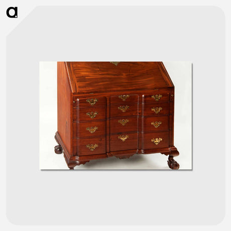 アートポストカード-Block-front Chest of Drawers
 - バーンズ・コレクション Postcard.