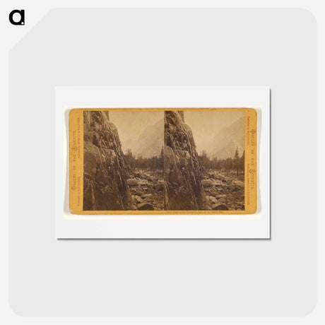 アートポストカード-Falls of the Yosemite, Base of Third Fall
 - エドワード マイブリッジ Postcard.