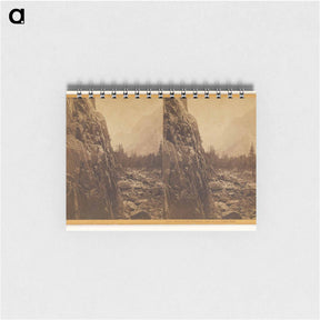 アートメモ帳-Falls of the Yosemite, Base of Third Fall
 - エドワード マイブリッジ Memo.