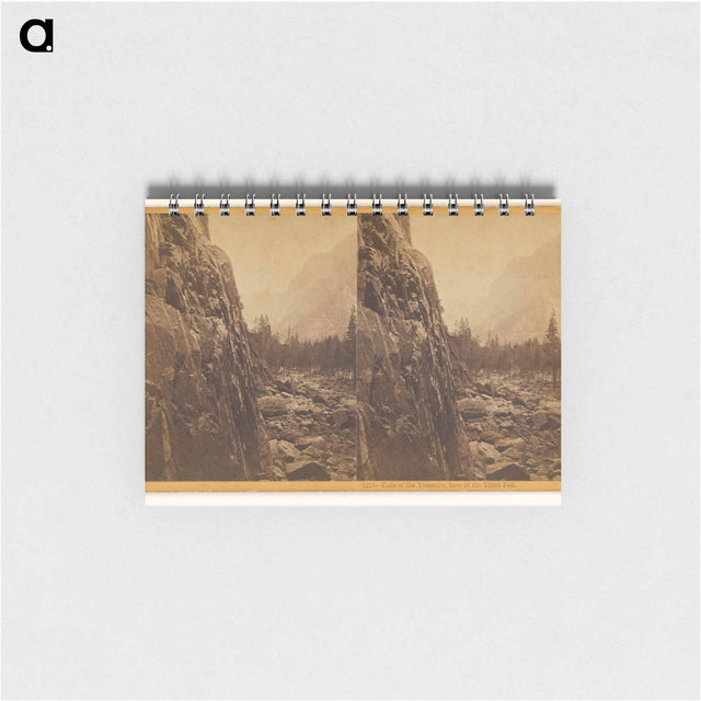 アートメモ帳-Falls of the Yosemite, Base of Third Fall
 - エドワード マイブリッジ Memo.