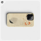 Two masks - Katsushika Hokusai Phone Case.