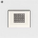 アートメモ帳-Horse Jumping a Hurdle
 - エドワード マイブリッジ Memo.