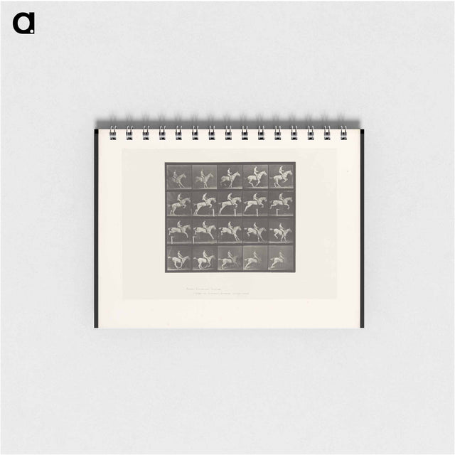 アートメモ帳-Horse Jumping a Hurdle
 - エドワード マイブリッジ Memo.