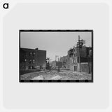アートポストカード-Chicago's Vacant Lots
 - ラッセル リー Postcard.