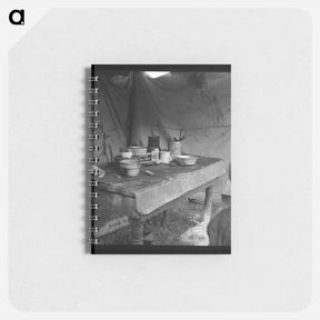 アートメモ帳-Food supply of migrant family - ドロテア ラング Memo.