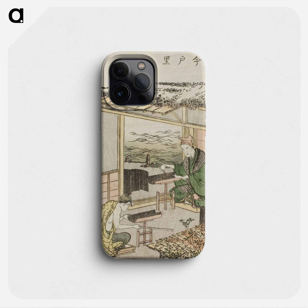 Imado sato - Katsushika Hokusai Phone Case.