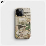 Imado sato - Katsushika Hokusai Phone Case.