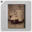 アートパネル-Two Children in Studio
 - セントルイス美術館 Canvas.