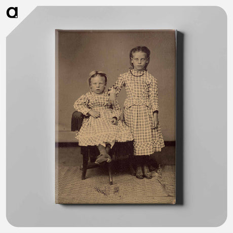 アートパネル-Two Children in Studio
 - セントルイス美術館 Canvas.