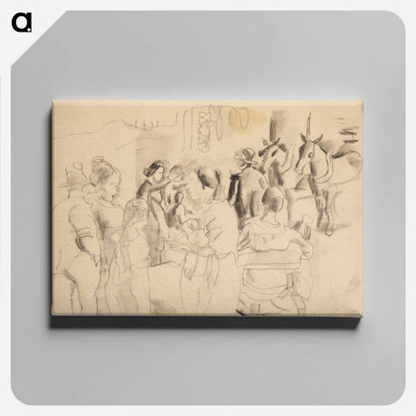アートパネル-Street Scene, New York
 - バーンズ・コレクション Canvas.